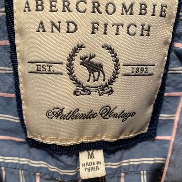 Abercrombie & Fitch Pinstripe Long Sleeve Oxford - Picture 3 of 4